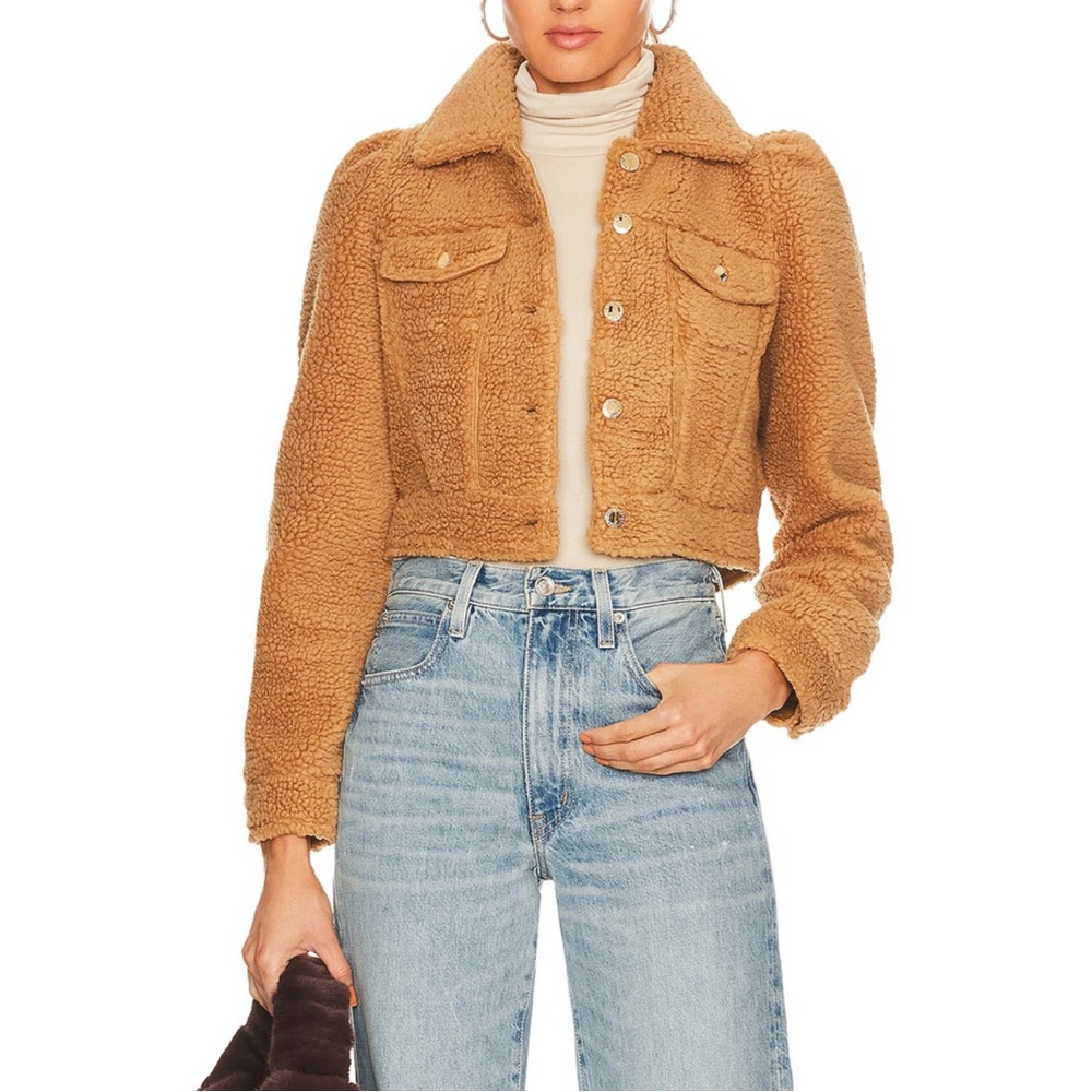 Retrofete Tan Teddy Jacket